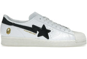 Adidas Superstar Vintage Bape White Black