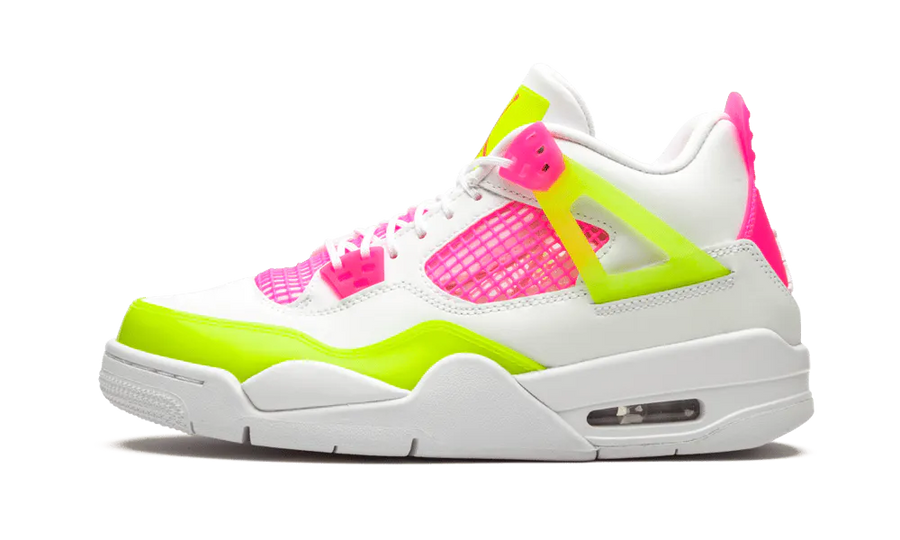 Air Jordan 4 Retro White Lemon Pink — 36