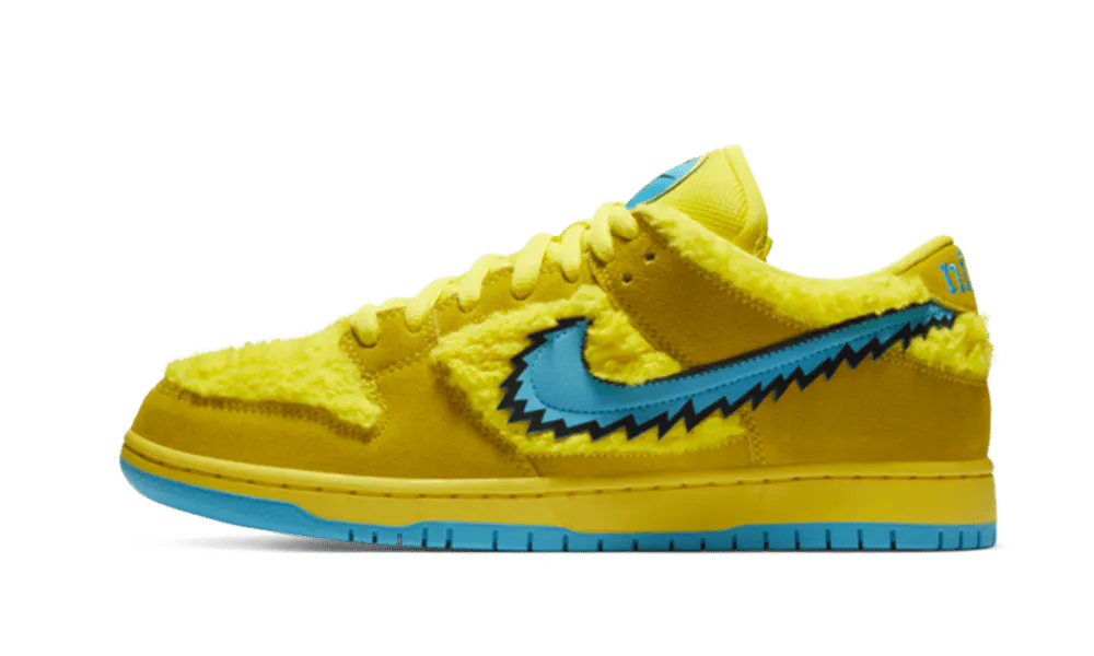 Nike SB Dunk Low Grateful Dead Bears Yellow — 36
