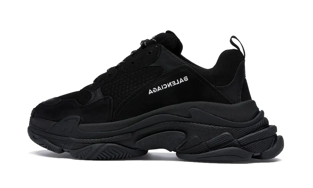Triple S 'Triple Black' (2018 Reissue, Nondistressed) — 36