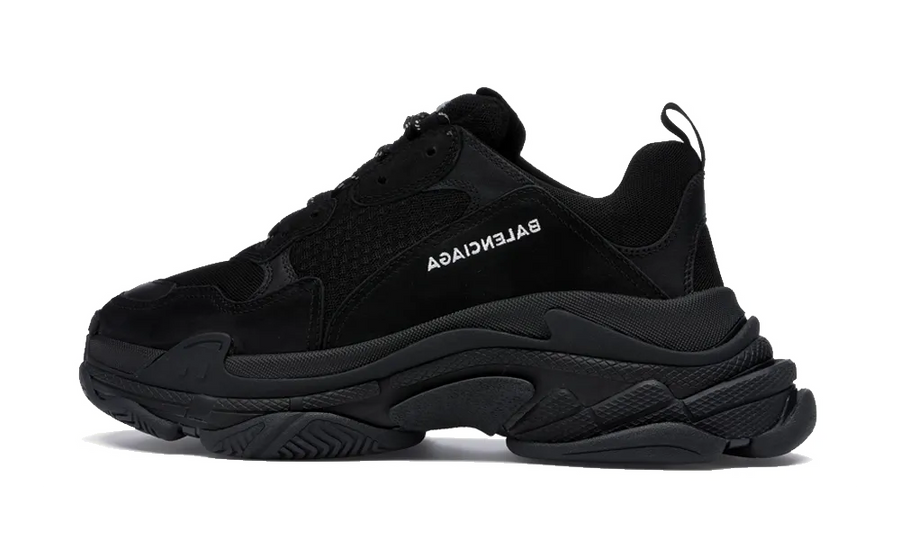Triple S 'Triple Black' (2018 Reissue, Nondistressed) — 36