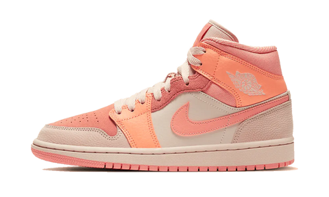 Air Jordan 1 Mid Apricot Orange Terra Blush