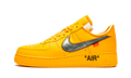 Nike Air Force 1 Low Off-White University Gold Metallic Silver