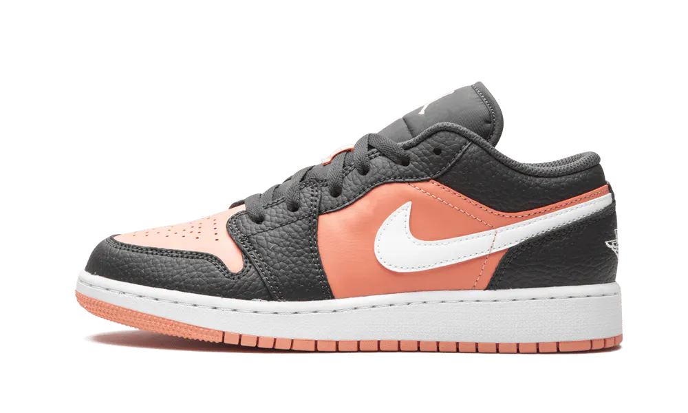 Air Jordan 1 Low Black Pink Quartz (GS) — 36