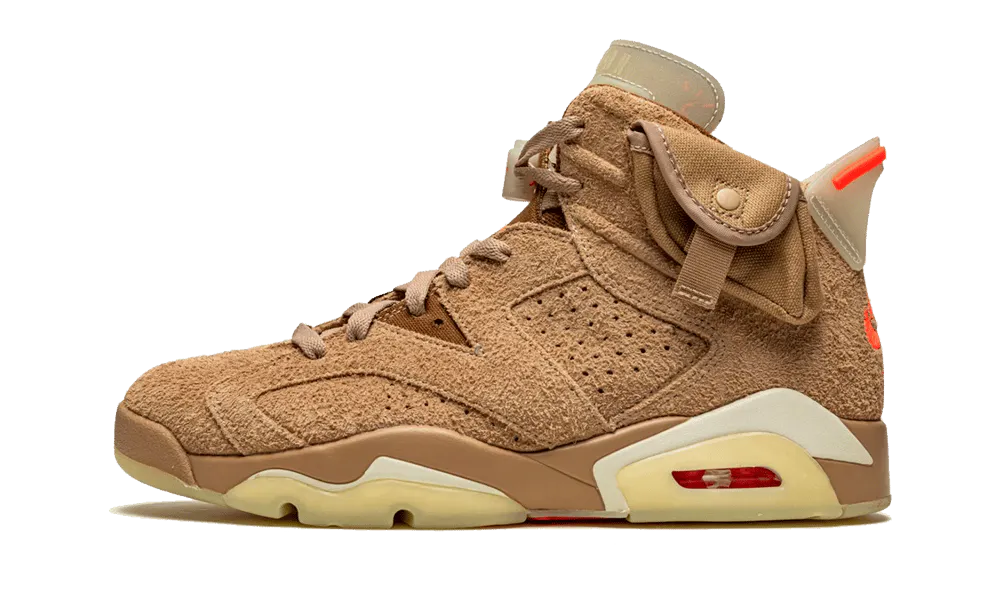 Air Jordan 6 Retro Travis Scott British Khaki — 36