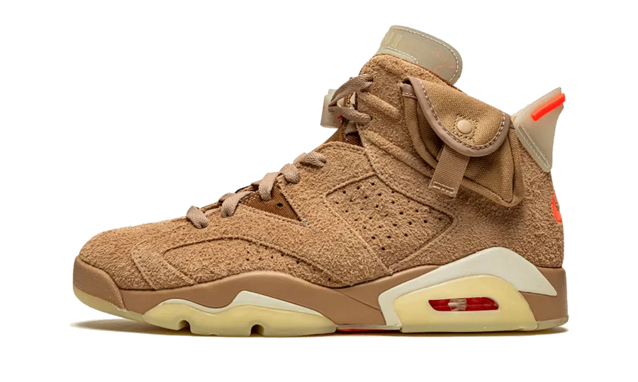 Air Jordan 6 Retro Travis Scott British Khaki — 36