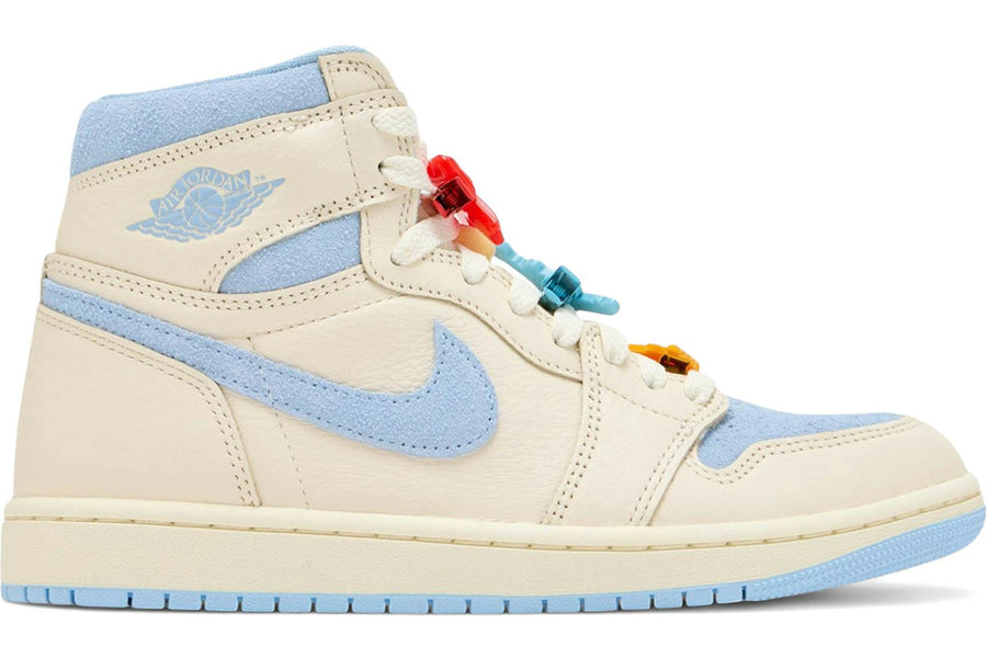 Air Jordan 1 Retro High OG Pale Ivory Psychic Blue — 36