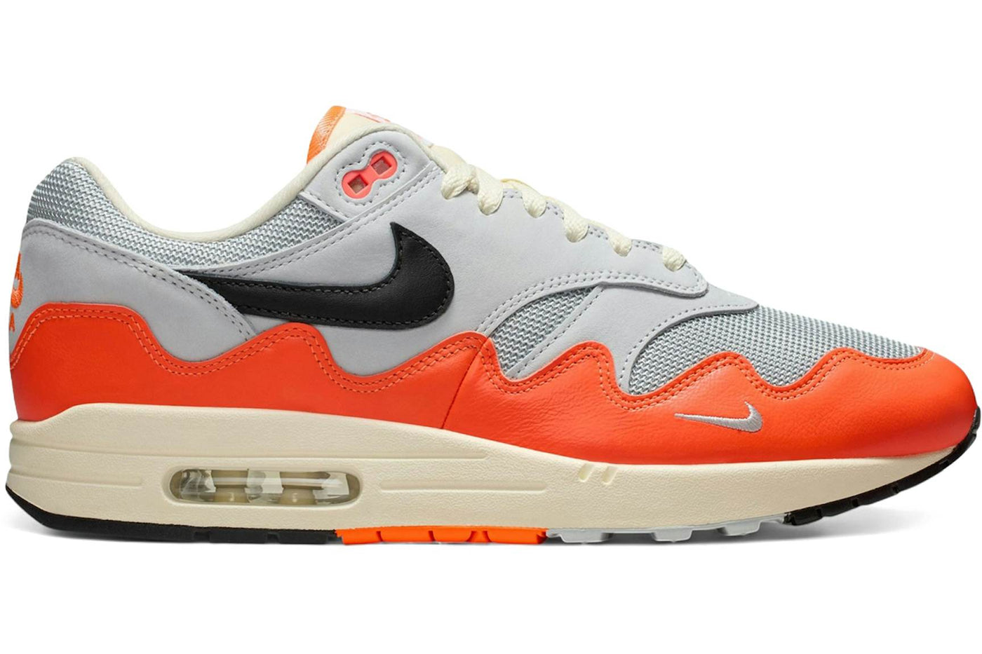 Nike Air Max 1 Patta Waves Hyper Crimson Pure Platinum — 36