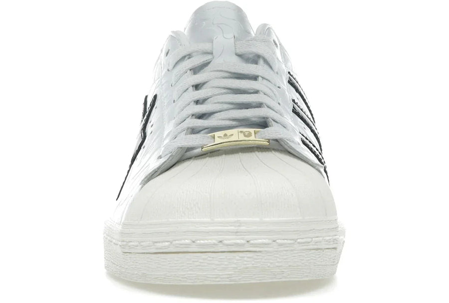 Adidas Superstar Vintage Bape White Black — 36