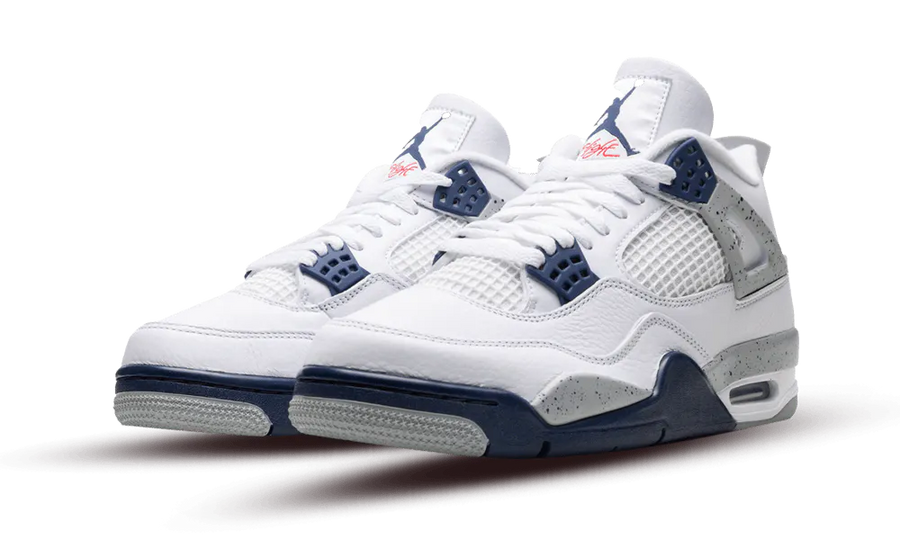 Air Jordan 4 Retro White Midnight Navy — 40