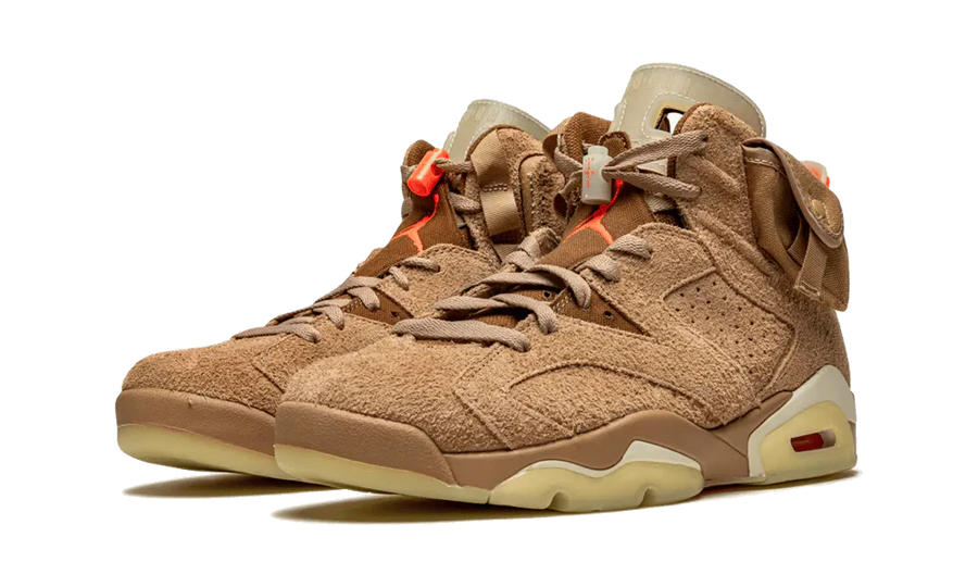 Air Jordan 6 Retro Travis Scott British Khaki — 36