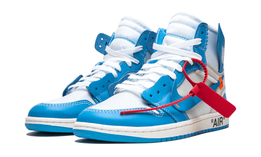 Air Jordan 1 Retro High Off-White University Blue UNC — 36
