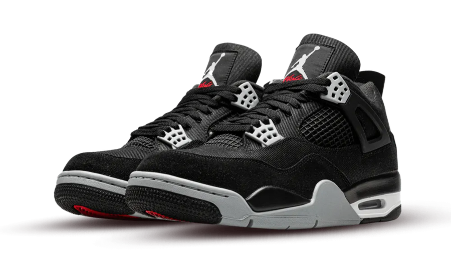 Jordan 4 Retro SE Black Canvas — 40