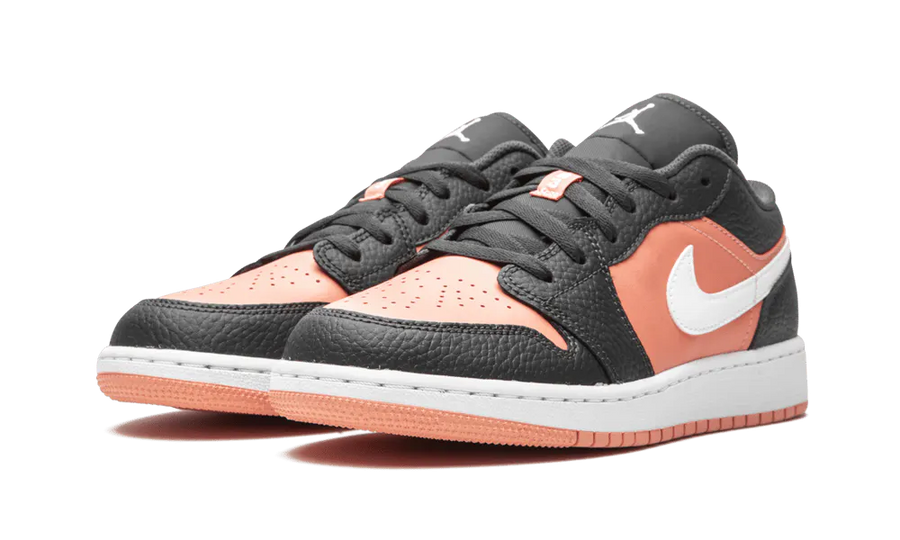 Air Jordan 1 Low Black Pink Quartz (GS) — 36