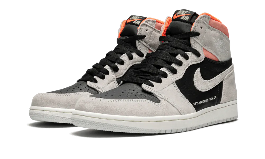 Air Jordan 1 Retro High OG Neutral Grey Hyper Crimson — 36