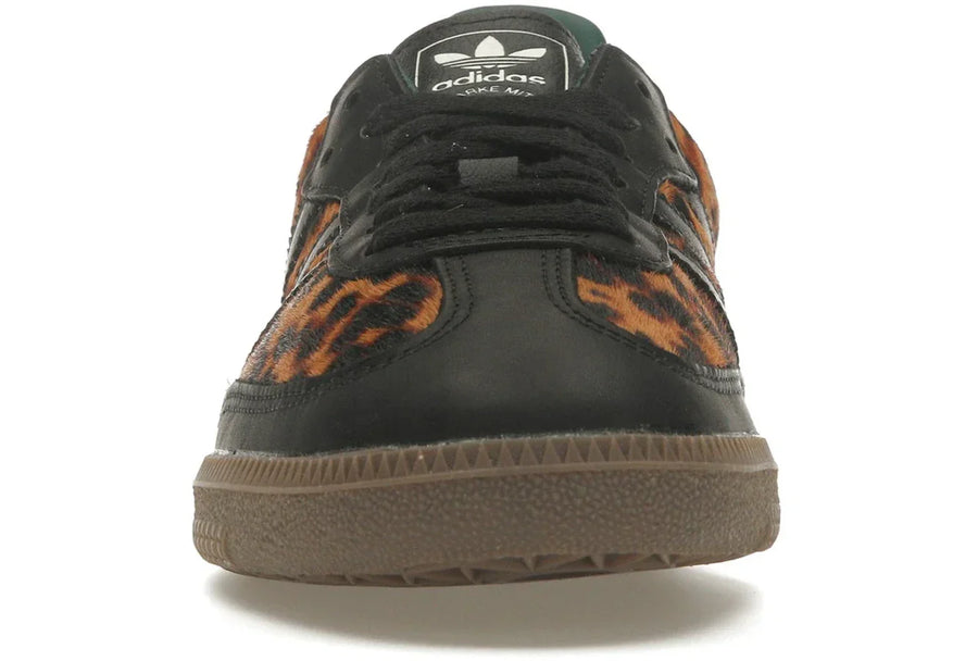 Adidas Samba OG Black Green Leopard — 36