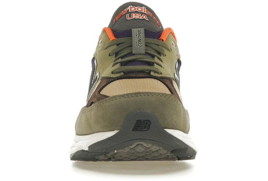 New Balance 990v3 MiUSA Teddy Santis Khaki Orange — 36