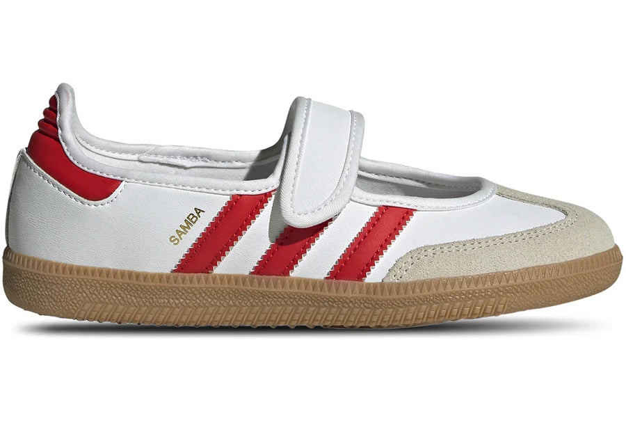Adidas Samba Jane White Red Gum — 36
