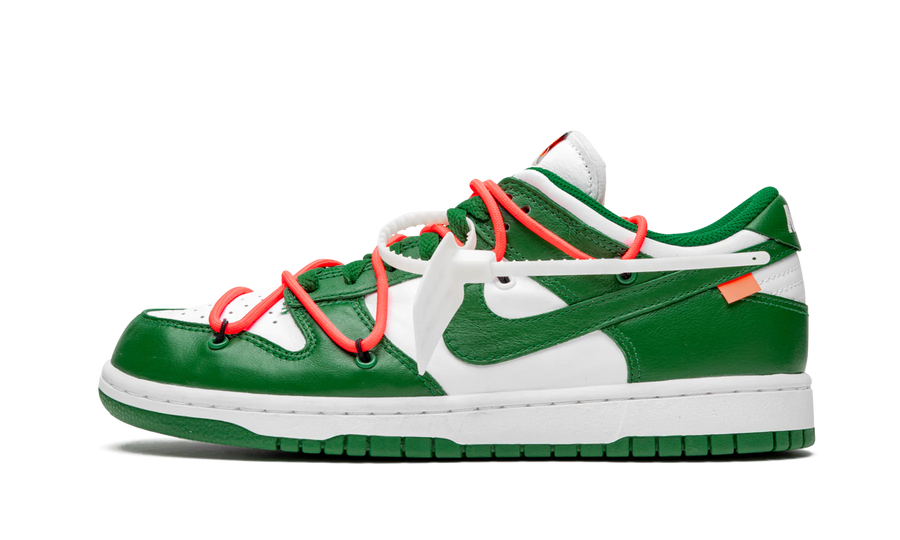 NIKE OFF-WHITE DUNK LOW PINE GREEN — 36