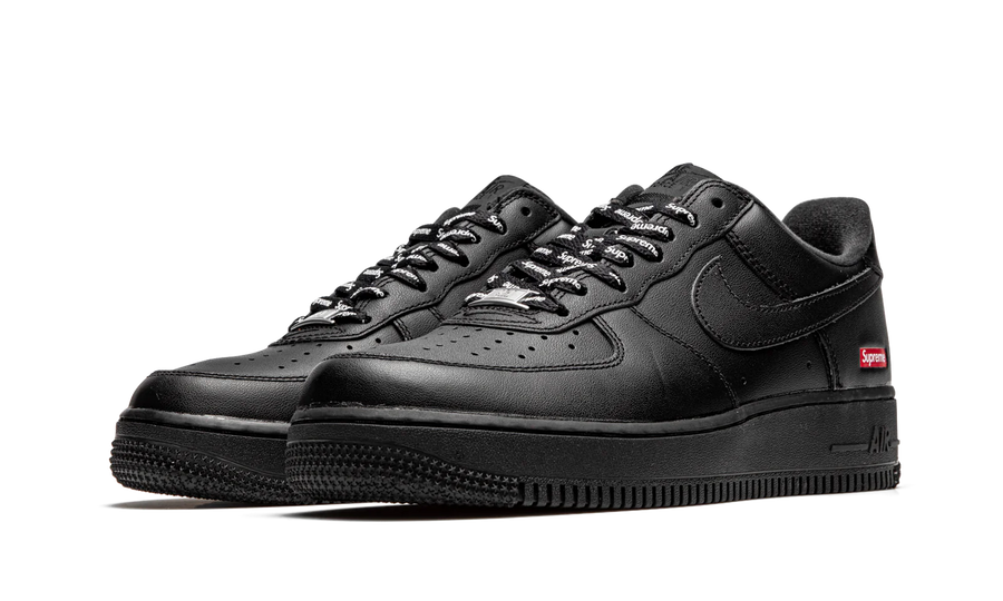 SUPREME X NIKE AIR FORCE 1 LOW BLACK — 36