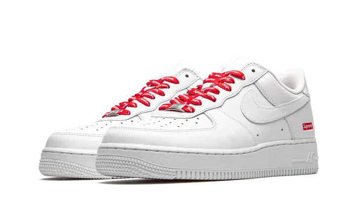 SUPREME X NIKE AIR FORCE 1 LOW 'WHITE' — 36