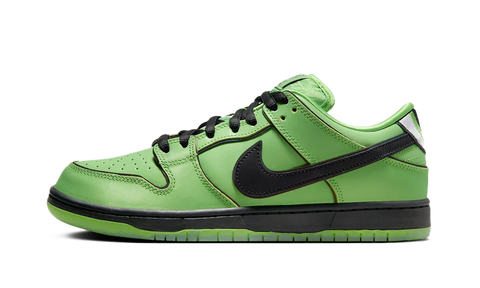 NIKE SB DUNK LOW THE POWERPUFF GIRLS BUTTERCUP