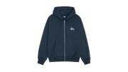 BASIC STÜSSY ZIP HOODIE