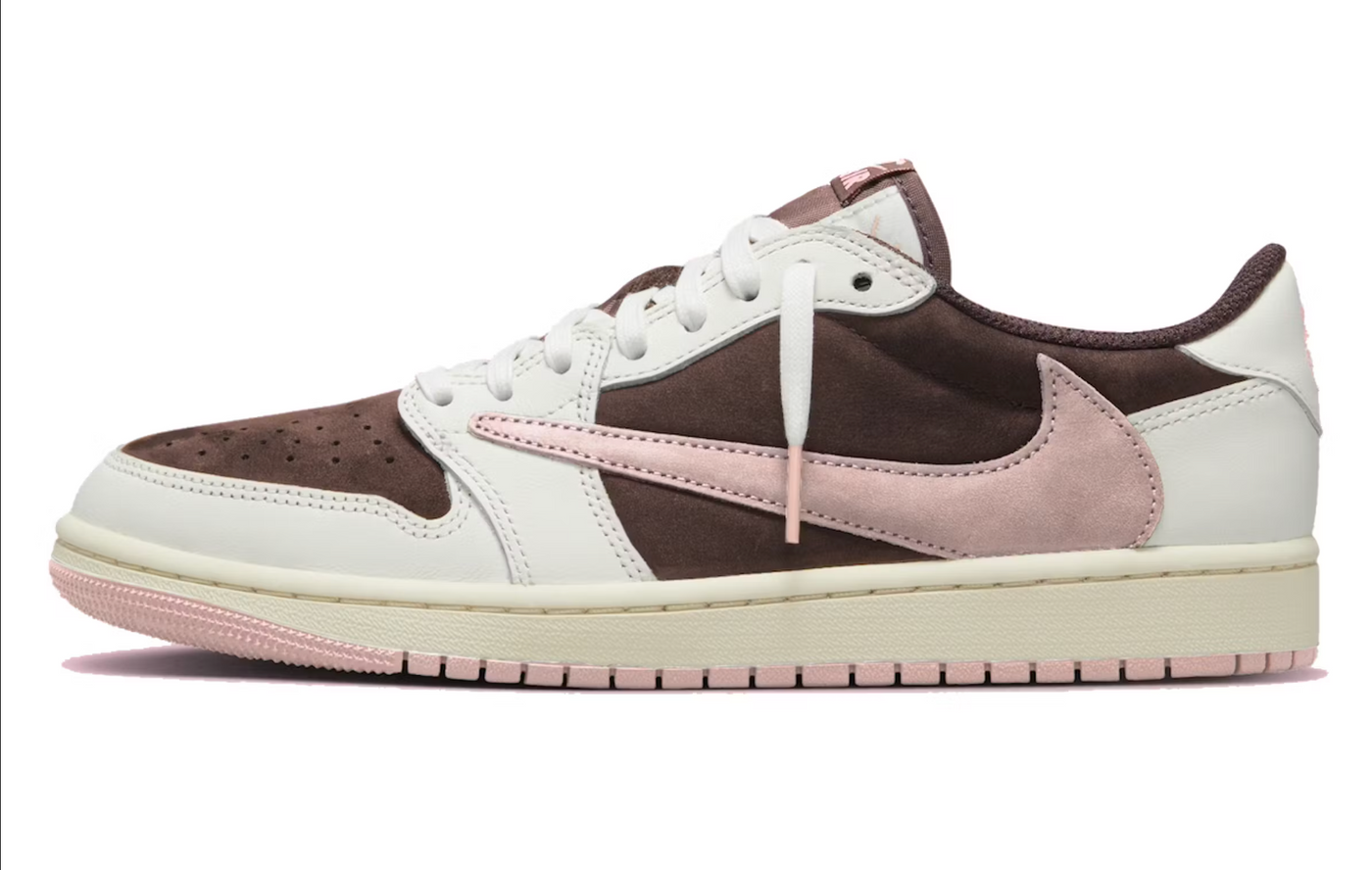 Travis Scott x Air Jordan 1 Low OG Wmns "Pink Oxford" — 36