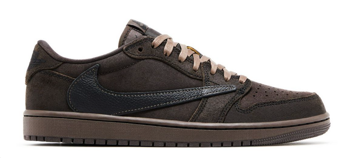 Jordan 1 Retro Low OG SP Travis Scott Velvet Brown — 36