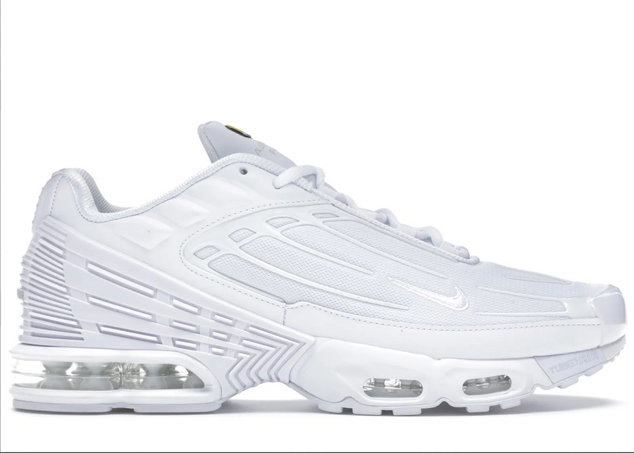 Air Max Plus 3 Triple White — 36