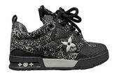 Louis Vuitton x Swarovski Monogram Crystal Sneakers Black
