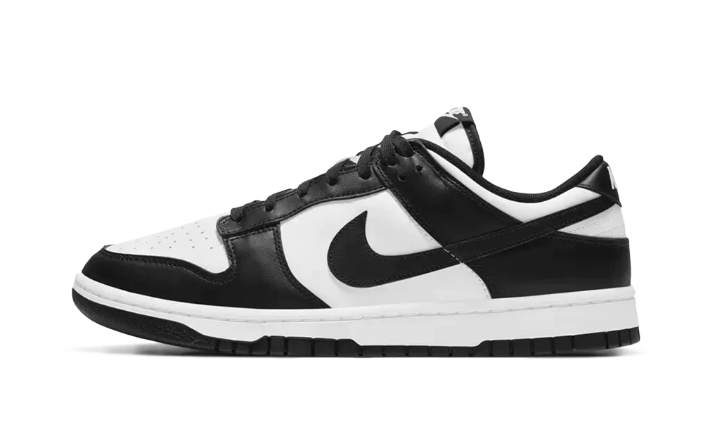 NIKE DUNK LOW RETRO BLACK WHITE — 36