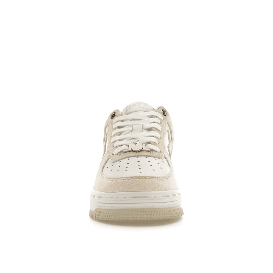 A Bathing Ape Bape Sta Beige Calf Hair — 36
