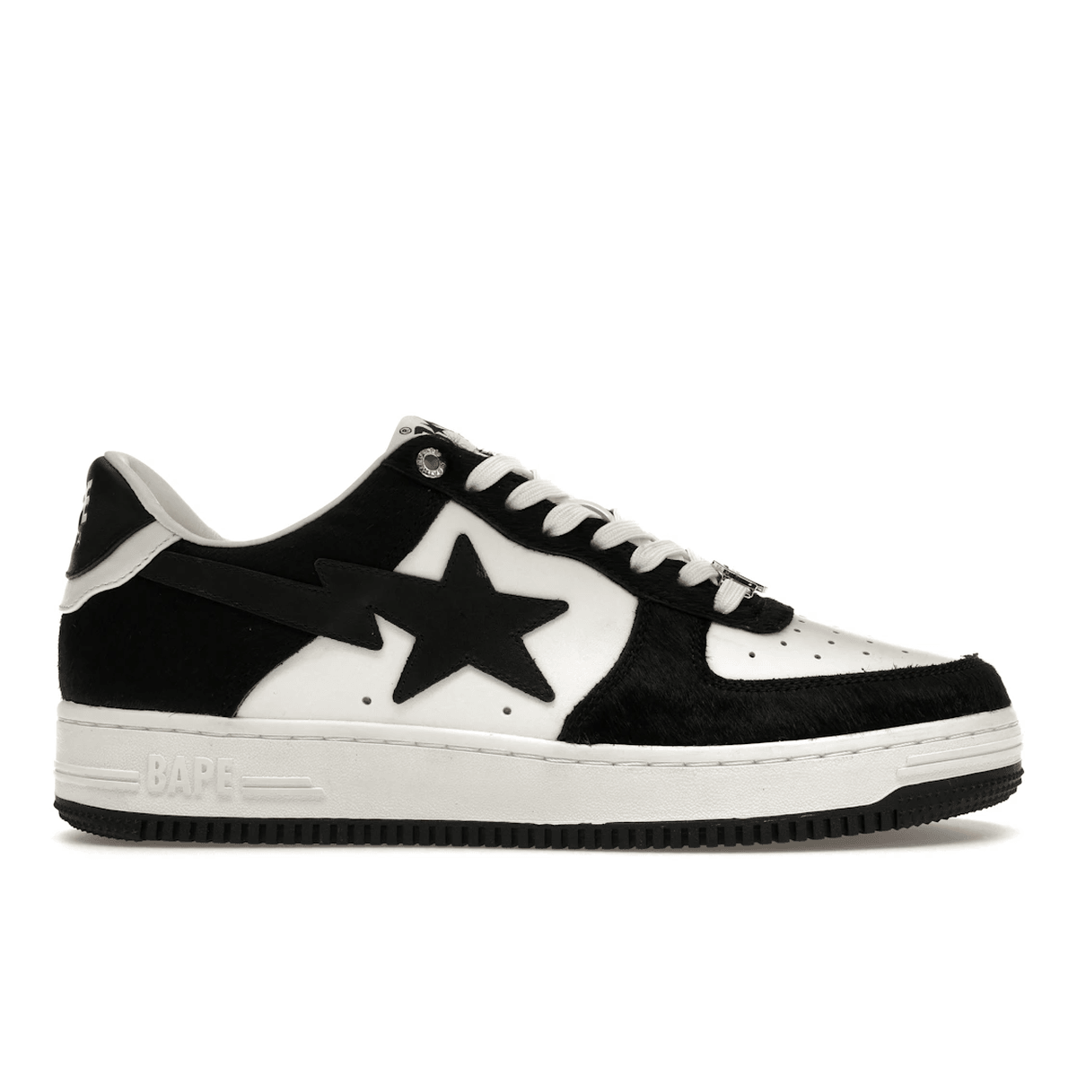 A Bathing Ape Bape Sta Black Calf Hair — 36