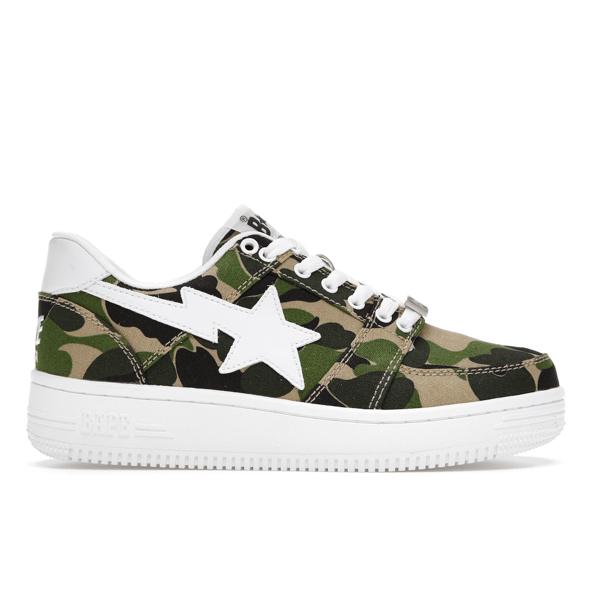 A Bathing Ape Bape Sta Low ABC Camo 20th Anniversary Green — 36