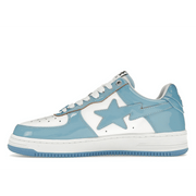 A Bathing Ape Bape Sta Patent Leather Blue White