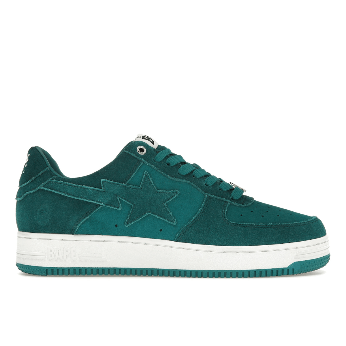 A Bathing Ape Bape Sta Suede Green — 36