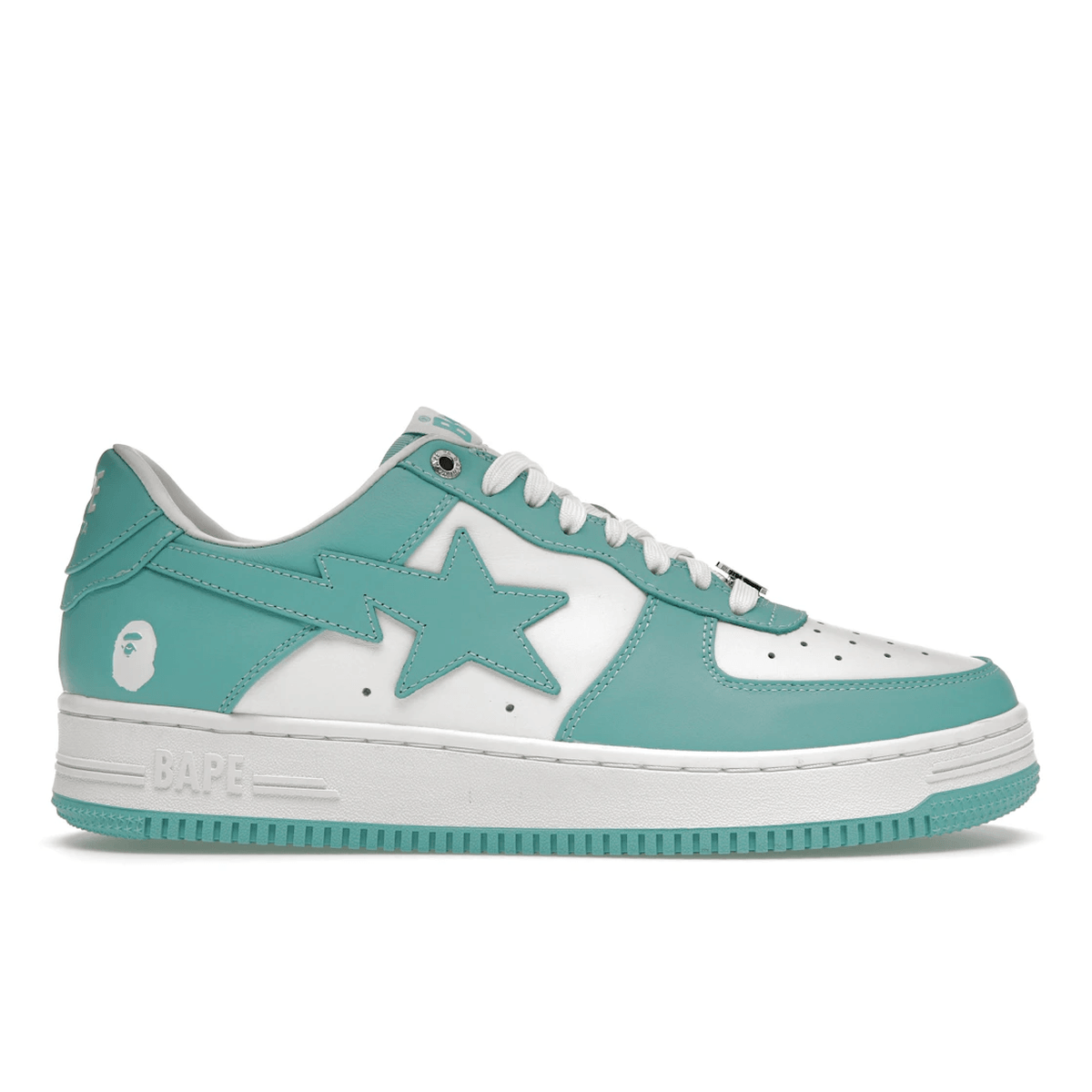 A Bathing Ape Bape Sta White Green — 36
