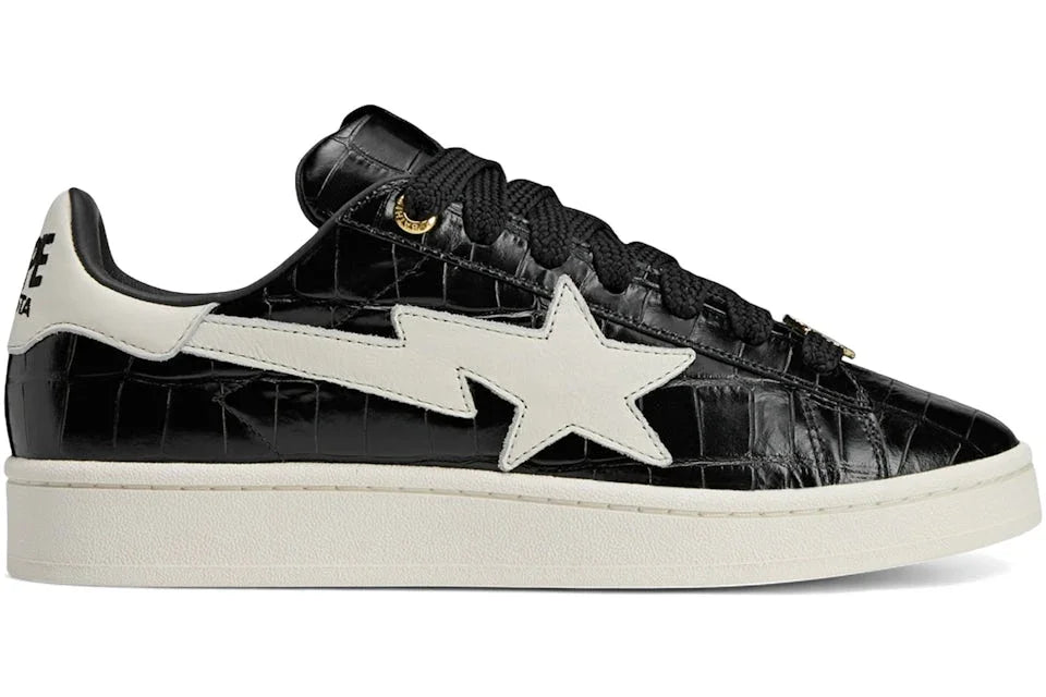 Adidas Campus 00s Bape World Cup Pack Black White — 36