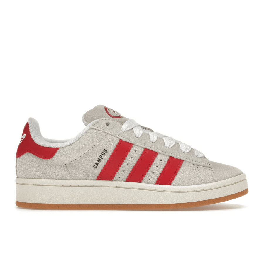 Adidas Campus 00s Crystal White Better Scarlet — 36