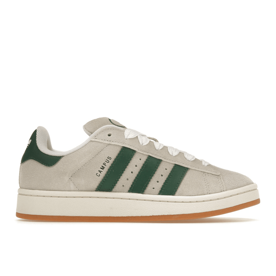 Adidas Campus 00s Crystal White Dark Green — 36