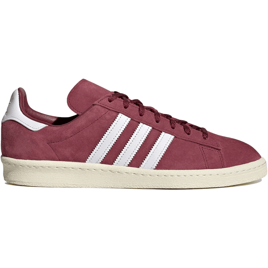 Adidas Campus 80s Collegiate Burgundy Cloud White — 36