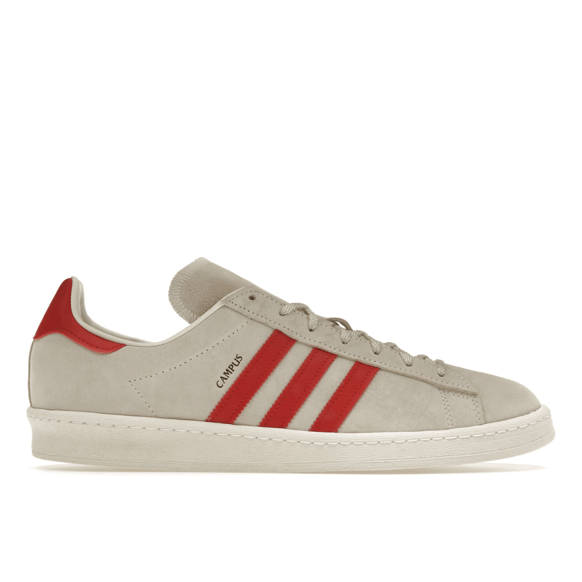 Adidas Campus 80s Off White Collegiate Red — 36