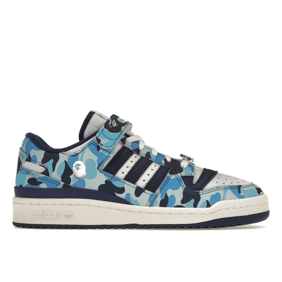 Adidas Forum 84 Low Bape 30th Anniversary Blue Camo — 36