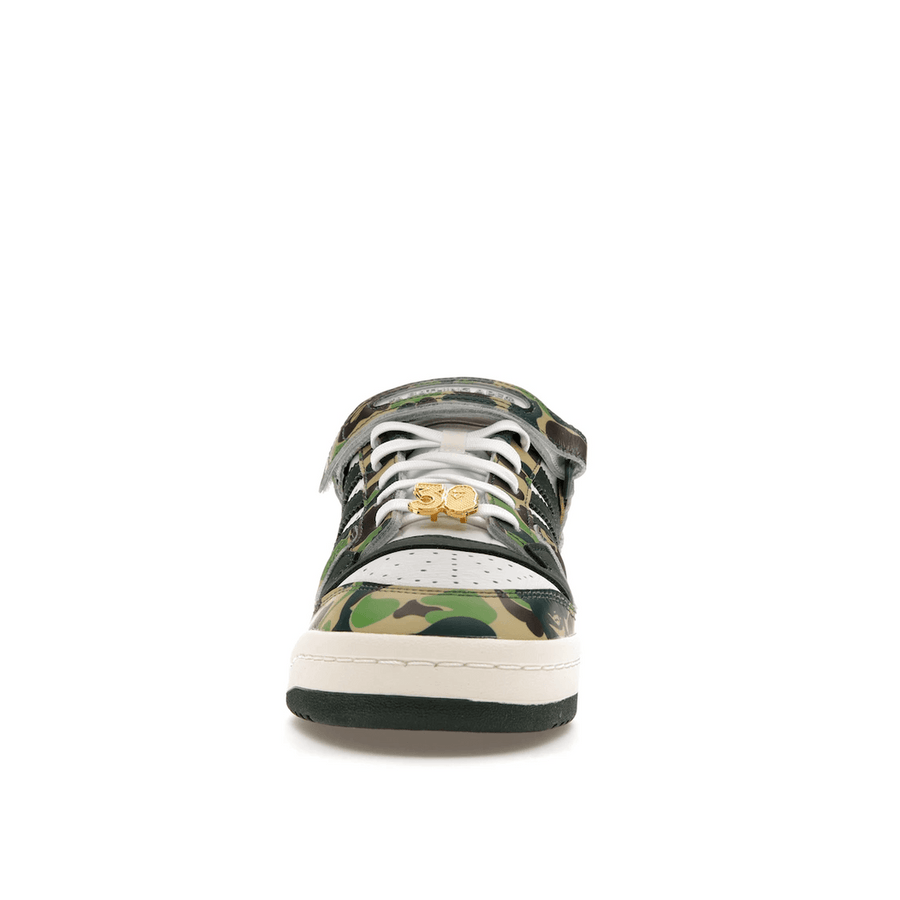 Adidas Forum 84 Low Bape 30th Anniversary Green Camo — 36