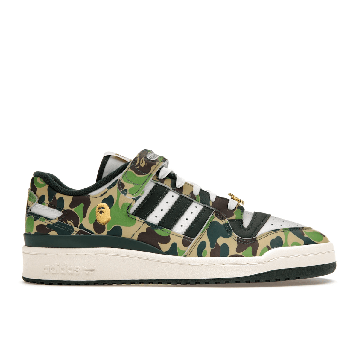 Adidas Forum 84 Low Bape 30th Anniversary Green Camo — 36