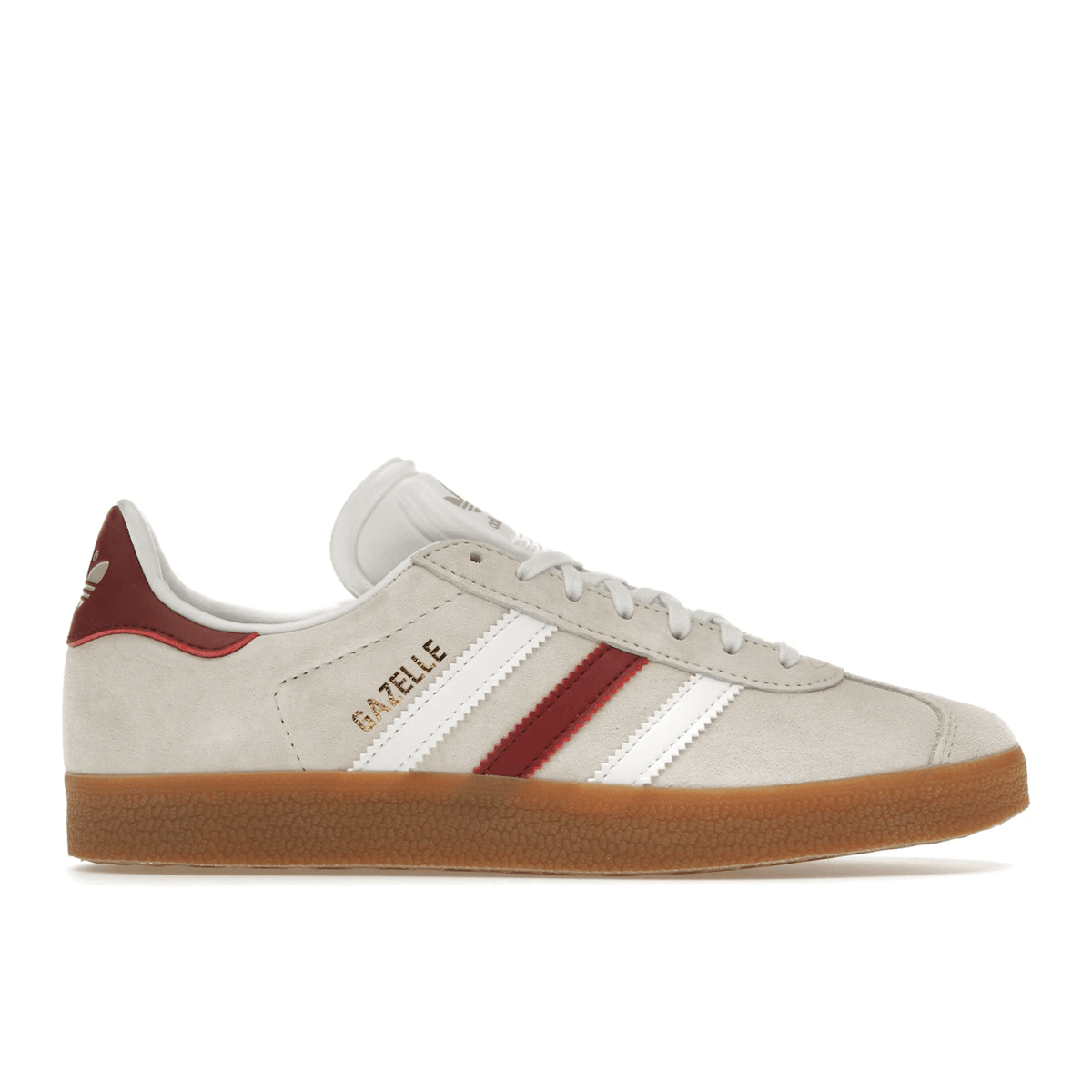 Adidas Gazelle Aluminum Collegiate Burgundy — 36