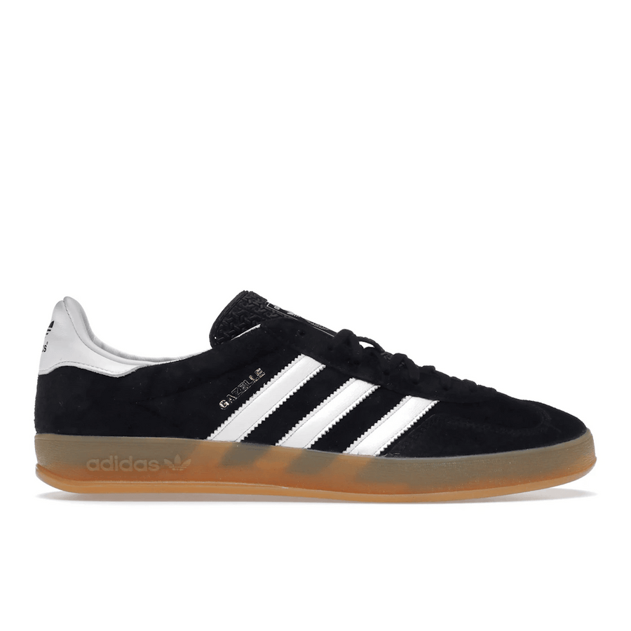 Adidas Gazelle Black White Gum — 36