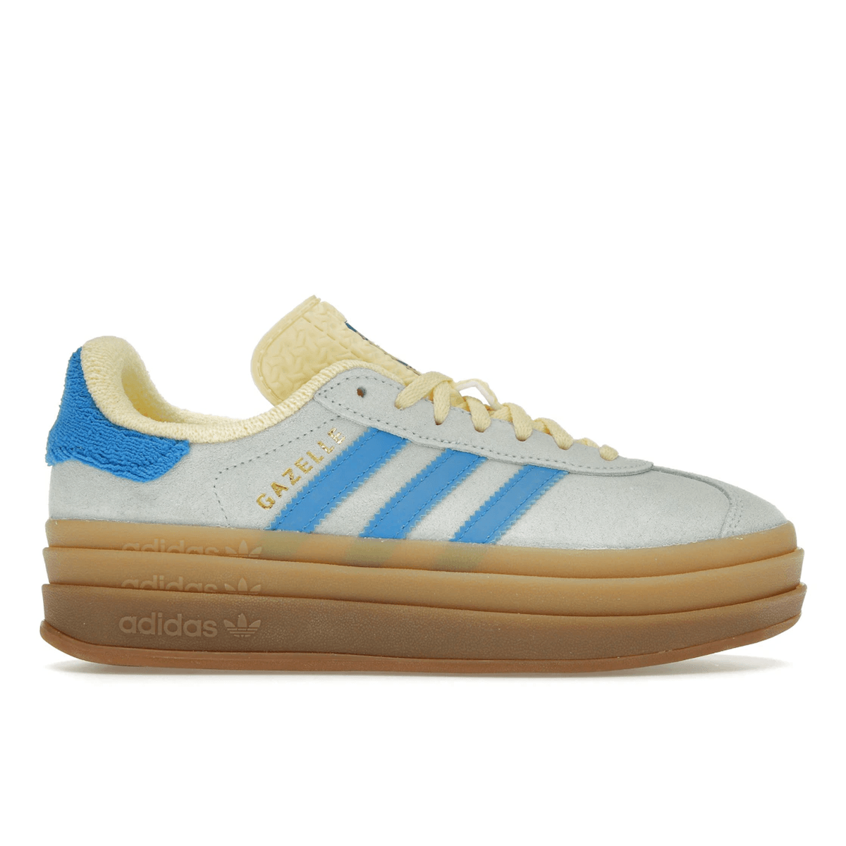 Adidas Gazelle Ball Almost Blue Yellow — 36