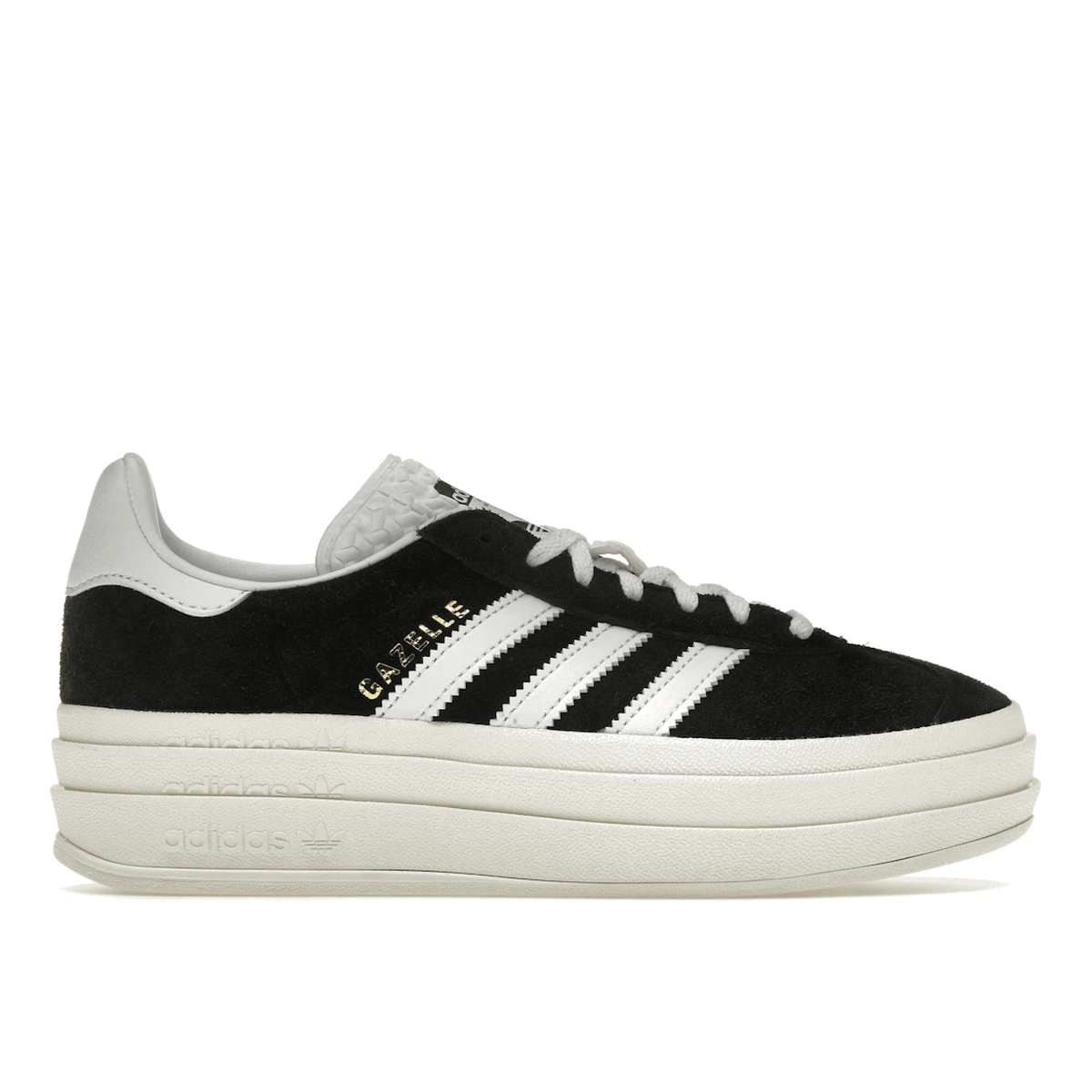 Adidas Gazelle Bold Core Black White — 36